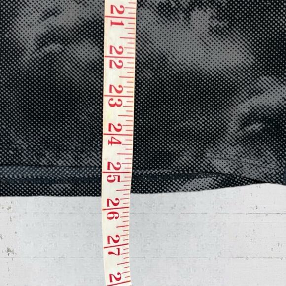 Athleta Black Gray Ultimate Train Printed Tank Top Nebula Racerback Size Medium - Picture 6 of 8